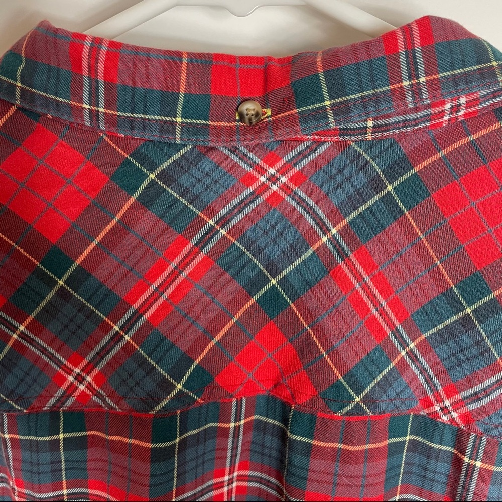 L.L Bean Plaid Long Sleeve Button Down - Picture 9 of 9